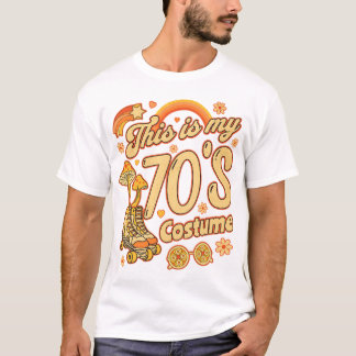 Dit is mijn 70s Costume Funny Szeventities Costume T-shirt
