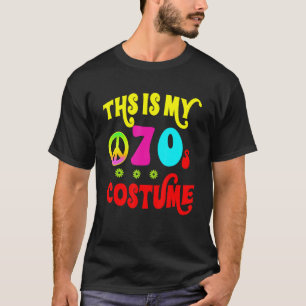 Dit is mijn 70s Costume Groovy Peace Halloween T-shirt