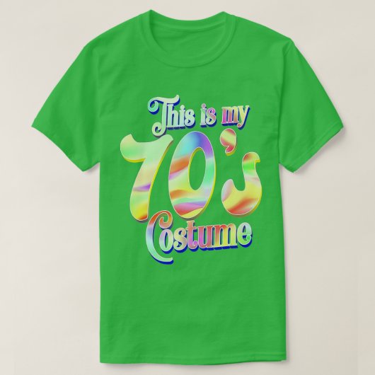 Dit is mijn 70s Costume T-Shirt-gigapixel-standaar T-shirt (Design voorkant)