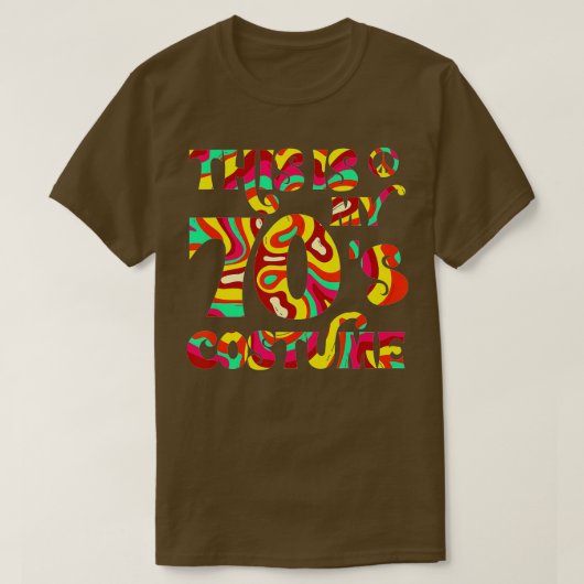 Dit is mijn 70s kostuum - 3 t-shirt (Design voorkant)