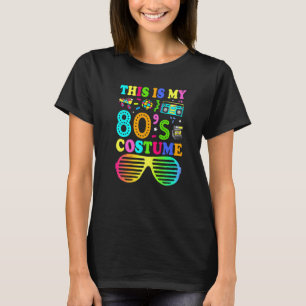 Dit Is Mijn 80 Jaren Kostuum 80s Feest 1980s Hallo T-shirt