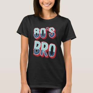 Dit is mijn 80s bro tachtiger retro party vader t-shirt