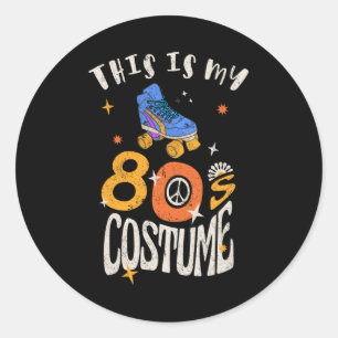 Dit is mijn 80s Costume Grunge effect Ronde Sticker