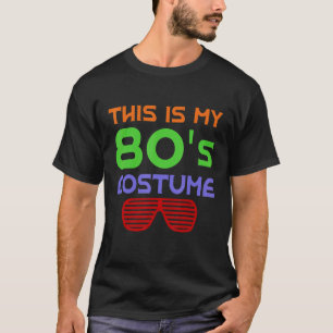 Dit is mijn 80s Costume Mp3 CD Player Roller Skati T-shirt