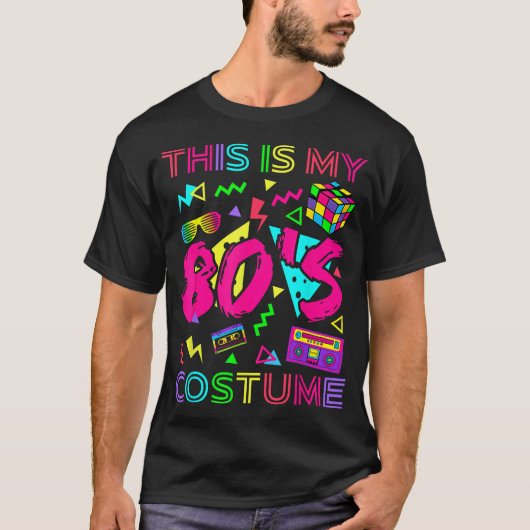 Dit is mijn 80s kostuum 1980S Party 80's Outfit Ma T-shirt (Voorkant)