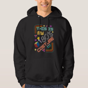 Dit Is Mijn 80s Kostuum 80s en 90s Feest Halloween Hoodie