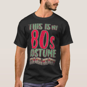 Dit is mijn 80s kostuum feest 1980 Retro cassette T-shirt