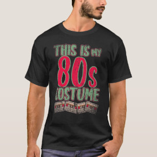 Dit is mijn 80s kostuum feest 1980 Retro cassette T-shirt