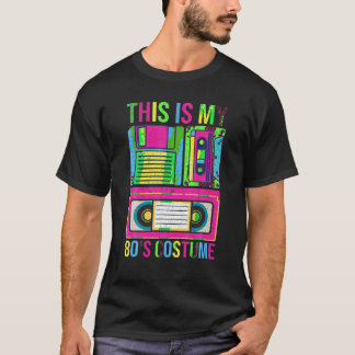 Dit is mijn 80s kostuum Halloween Mannen Vrouwen K T-shirt