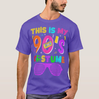 Dit is mijn 90s Costume Retro 90s Music Theme Part T-shirt