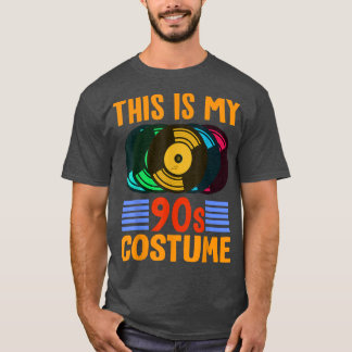 Dit is mijn 90s Costume Vinyl 90s Music Theme Part T-shirt