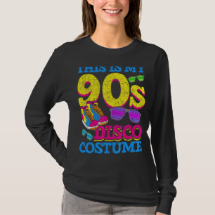 Dit is mijn 90s Disco Costume Party 1990s Music Ni T-shirt