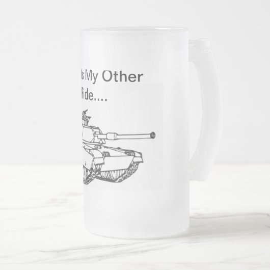Dit is mijn andere M1A1-Mok Matglas Bierpul (Voorkant rechts)