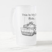 Dit is mijn andere M1A1-Mok Matglas Bierpul (Voorkant links)