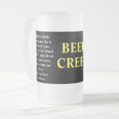 DIT IS MIJN BIER. Er zijn er veel, maar dit Matglas Bierpul (Voorkant links)