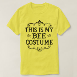 Dit is mijn bijenkostuum Funny Lazy Halloween T-shirt