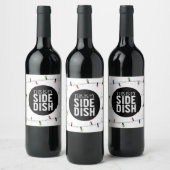 Dit is mijn bijgerecht Christmas Wine Label Wijn Etiket (Flessen)