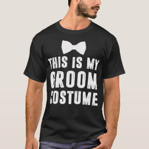 Dit is mijn bruidegom kostuum grappig trouwen Mann T-shirt