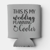 Dit is mijn bruiloft planning bruid om grappig te blikjeskoeler (Achterkant)
