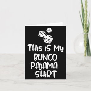 Dit Is Mijn Bunco Pyjamashirt Voor Vrouwen Mannen Kaart