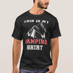 Dit is mijn Camping Bushcraft Camping Hiking T-shirt