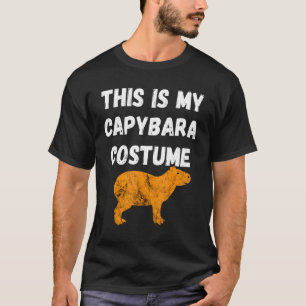 Dit is mijn capibara watervarken knaagdier kostuum t-shirt