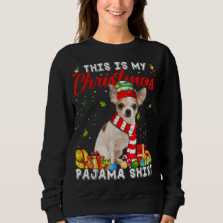 Dit is mijn Chihuahua Dog kerstpajama's lig Trui
