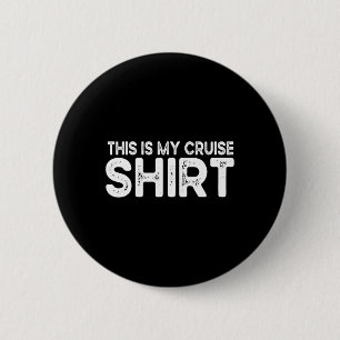 Dit Is Mijn Cruise Shirt Leuk Ik Hou Van Cruises V Ronde Button 5,7 Cm