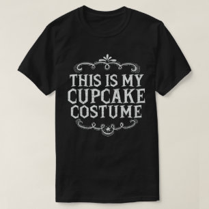 Dit Is Mijn Cupcake Kostuum Grappige Luie Hallowee T-shirt