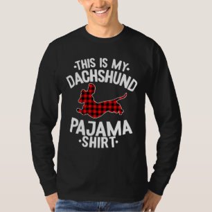Dit is mijn Dachshund Pajama T-shirt