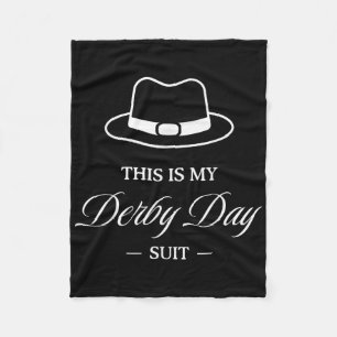 Dit is mijn Derby Day Suit - Paardenrennen Funny D Fleece Deken