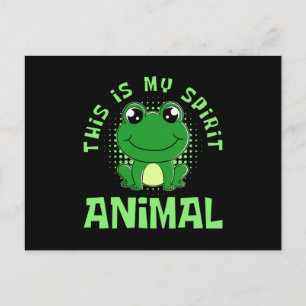 Dit is mijn dierenkikker briefkaart
