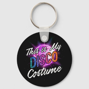 Dit is mijn Disco Costume Disco Party 70s 80s Part Sleutelhanger