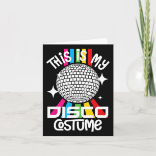 Dit is mijn discokostuum Funny jaren 70 Funky jare Kaart