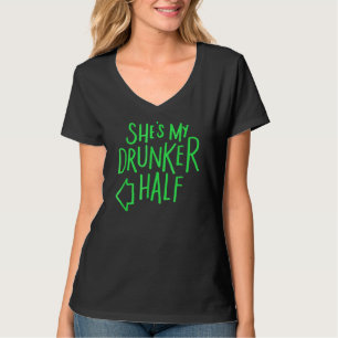 Dit is mijn Drunker Half Funny St Patricks Day 1 T-shirt