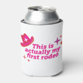 Dit is mijn eerste rodeo blikjeskoeler (Blikje Voorkant)