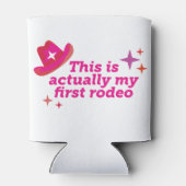 Dit is mijn eerste rodeo blikjeskoeler (Achterkant)