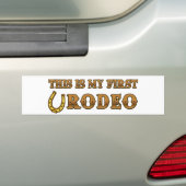 Dit is mijn eerste rodeo bumpersticker (Op auto)