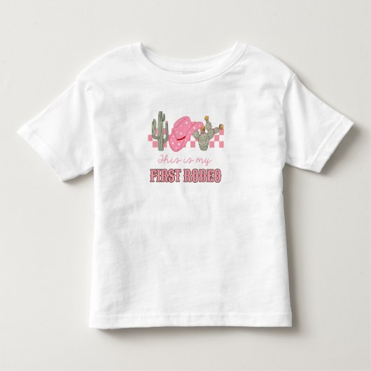 Dit Is Mijn Eerste Rodeo Kinder Shirts (Voorkant)