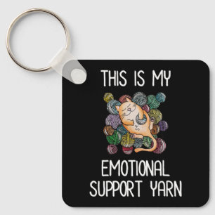 Dit is mijn emotionele steundraad sleutelhanger