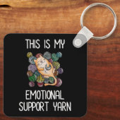 Dit is mijn emotionele steundraad sleutelhanger (Achterkant)