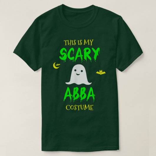 Dit is mijn eng Abba Costume Halloween Lazy Easy T-shirt (Design voorkant)