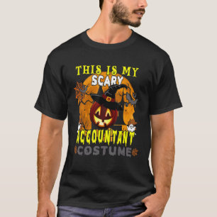 Dit is mijn eng accountant Costume Scary pomkin T-shirt