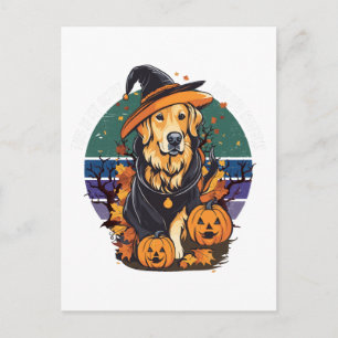 Dit is mijn eng hond vader kostuum Halloween Doglo Briefkaart