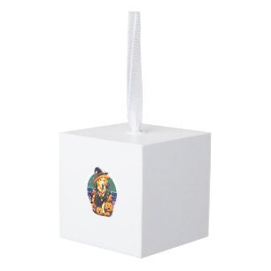 Dit is mijn eng hond vader kostuum Halloween Doglo Kubus Ornament