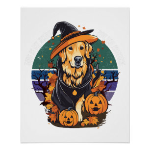 Dit is mijn eng hond vader kostuum Halloween Doglo Perfect Poster