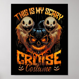 Dit is mijn enge cruise kostuum duivel spook horro poster
