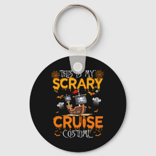 Dit is mijn enge cruise kostuum Halloween zeilen Sleutelhanger