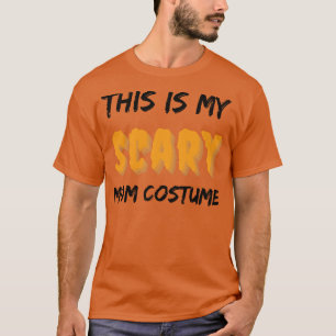 Dit is mijn enge kostuum grappig Halloween ontwerp T-shirt