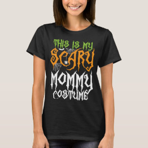 Dit is mijn enge mammie kostuum familie Halloween T-shirt